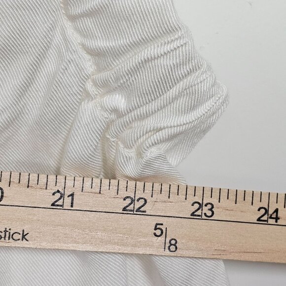 Free People Hang Time Movement White Utility Vest Sleeveless Zip Up Multi Pocket - Picture 12 of 14